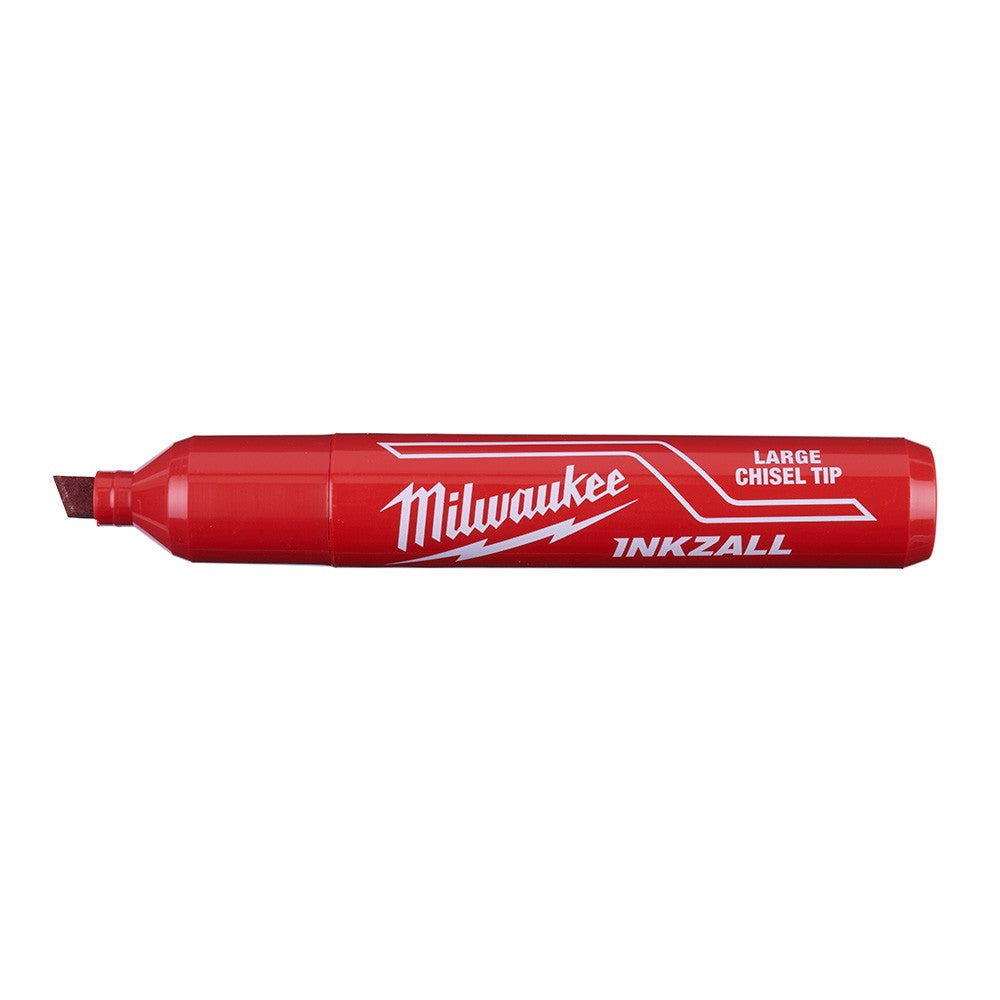 Milwaukee INKZALL Black Extra Large Chisel Tip Jobsite Permanent Marker  48-22-3260 - The Home Depot