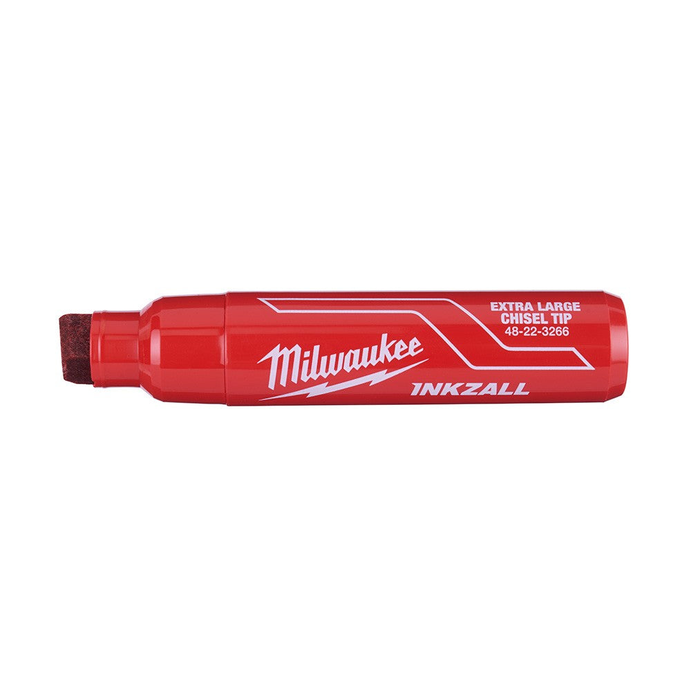 Milwaukee INKZALL Large Chisel Tip Markers Black, Red, Blue - BC