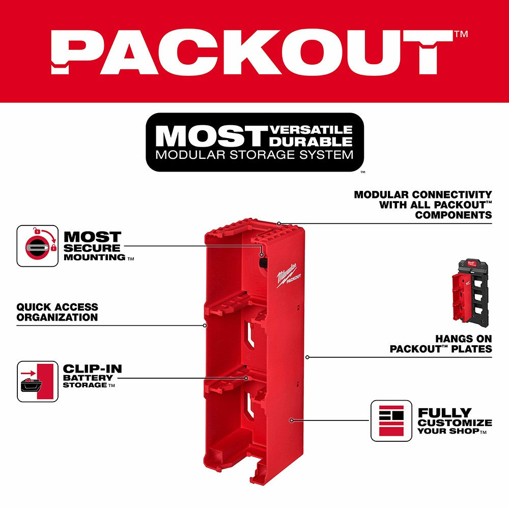 Milwaukee® 48-22-8436 - PACKOUT™ 5-Bin Low-Profile Small Parts
