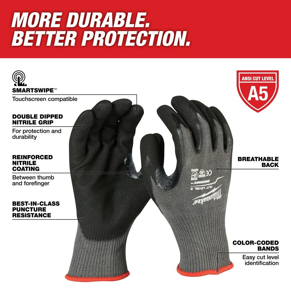 Milwaukee 48-22-8722 Performance Work Gloves, Large 