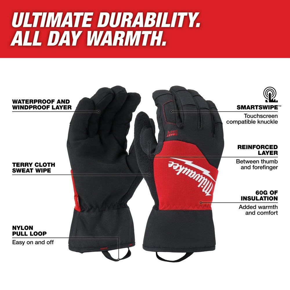 Milwaukee 48-73-0022 Leather Performance Gloves - L