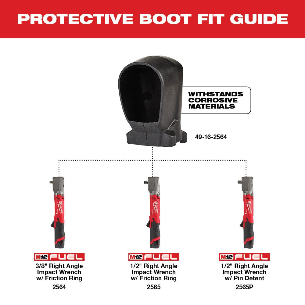 M12 FUEL™ 3/8 Right Angle Impact Wrench w/ Friction Ring