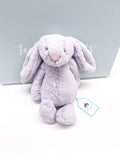 JellyCat Bashful Silve Bunny Toy - Feel Better Box