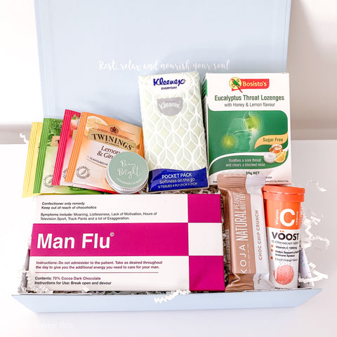 Mens Get Well Soon Gifts Men Boxes Care Packages Tailored For Men Feel Better Box