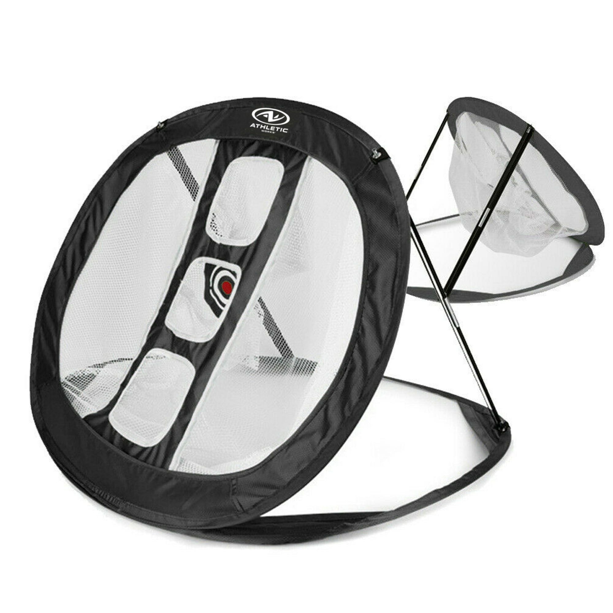 Pop-Up Golf Chipping Net with 3 Target Pockets – Indoor/Outdoor Portable Training Aid