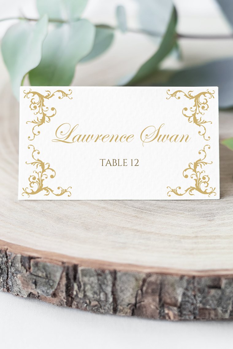 Wedding Floral Seating Card Printable Place Card Template 22 Inside Imprintable Place Cards Template