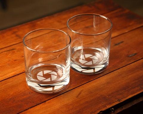 Etched Rocks Glasses Photogenic Supply