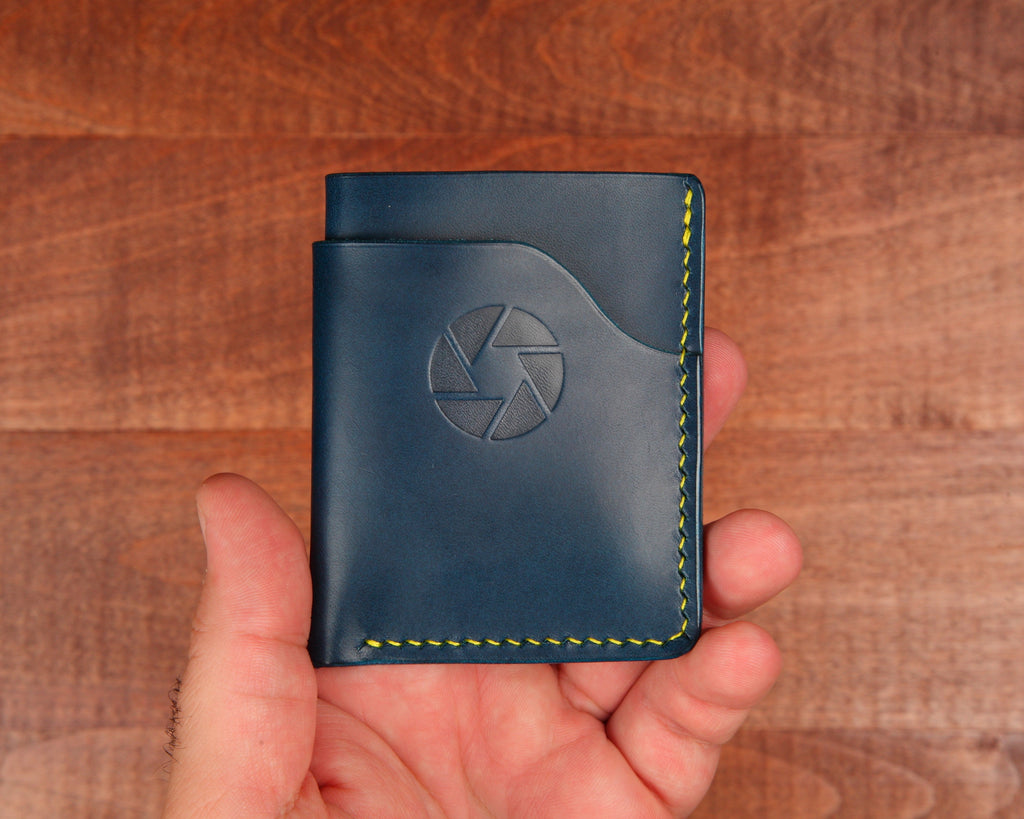 Aperture Leather Card Wallet Gift for Photographers