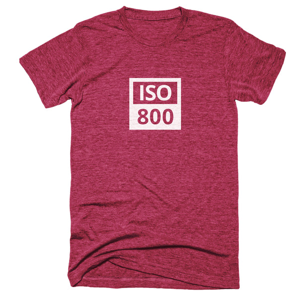 TogTees ISO 800 Photography Tshirt Gift for Photographers Infrared