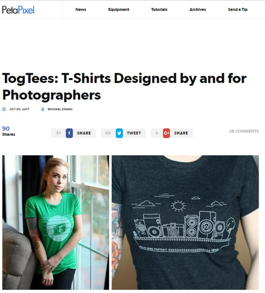 TogTees Featured on PetaPixel