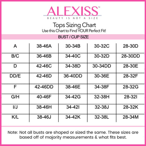 Vip Size Chart