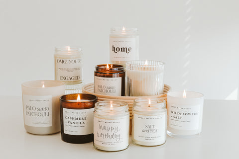 Clean burning candles