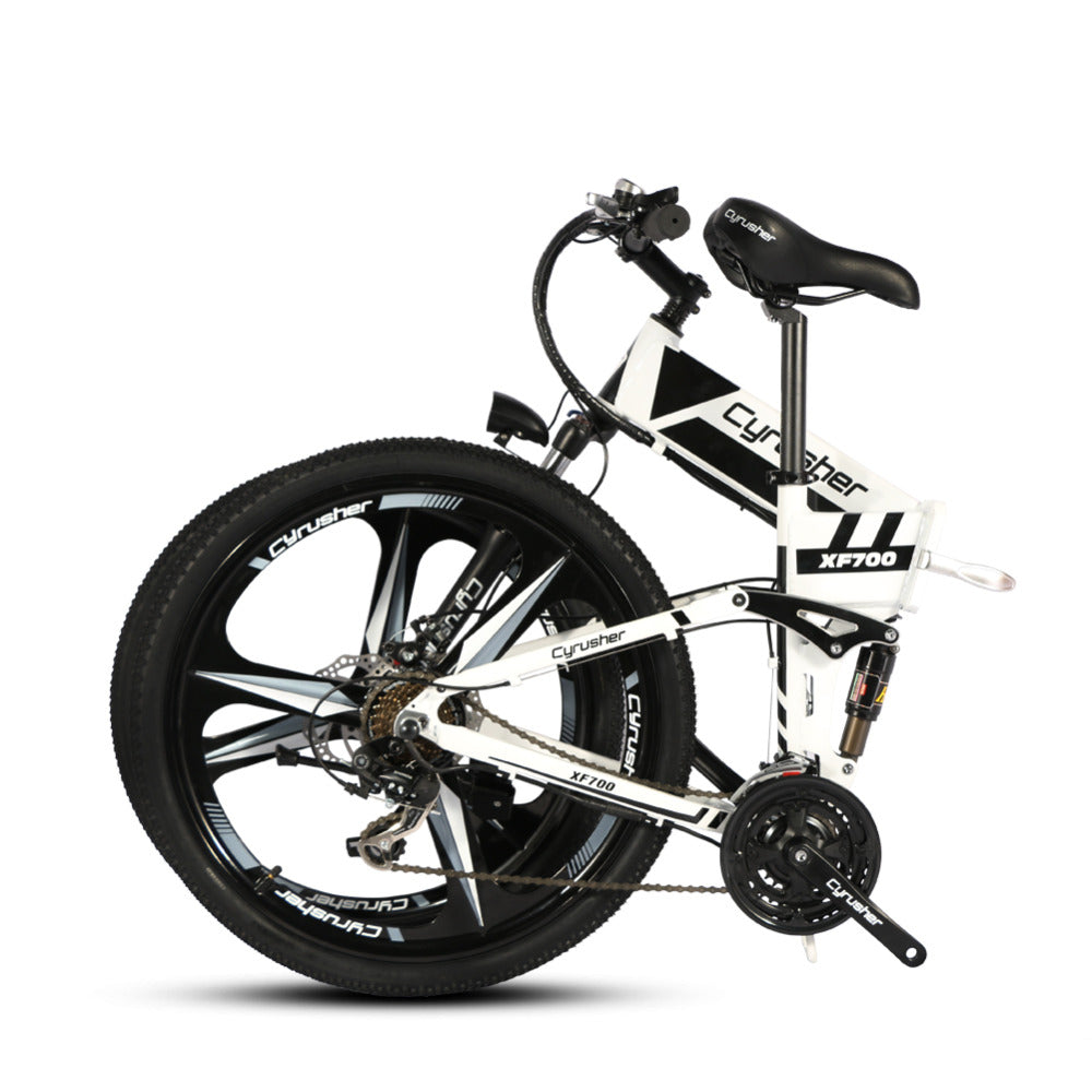 Cyrusher Xf700 Folding Electric Bike Mountain Full Suspension 250w 36v Shopbmbo