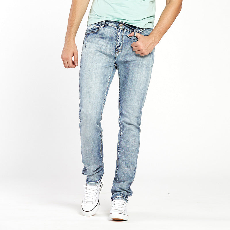 Brand Jeans Trendy Stretch Blue Grey Denim Men Slim Fit – ShopBMBO