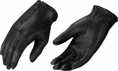 mens black leather gloves