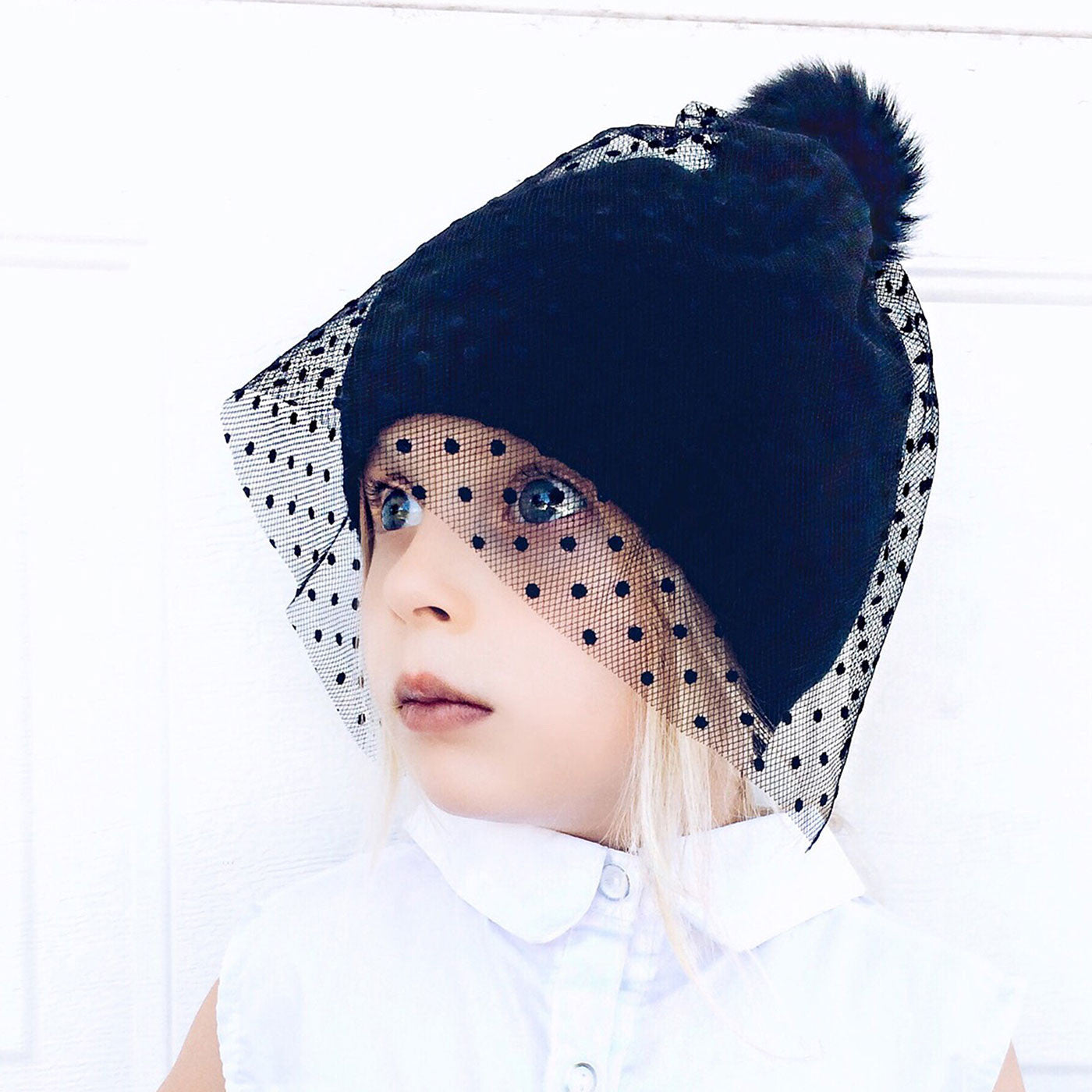 Beanie With Veil | Cute Girl Beanies Neoneaters