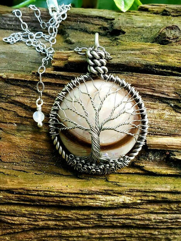 tree of life breast milk necklace