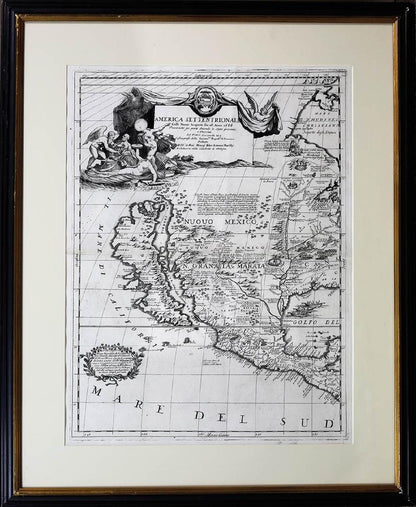 Coronelli, Maria Vincenzo (1650-1718). (North America) America Settentrionale...