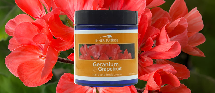 Inner Sunrise Geranium & Grapefruit Hand and Body Cream