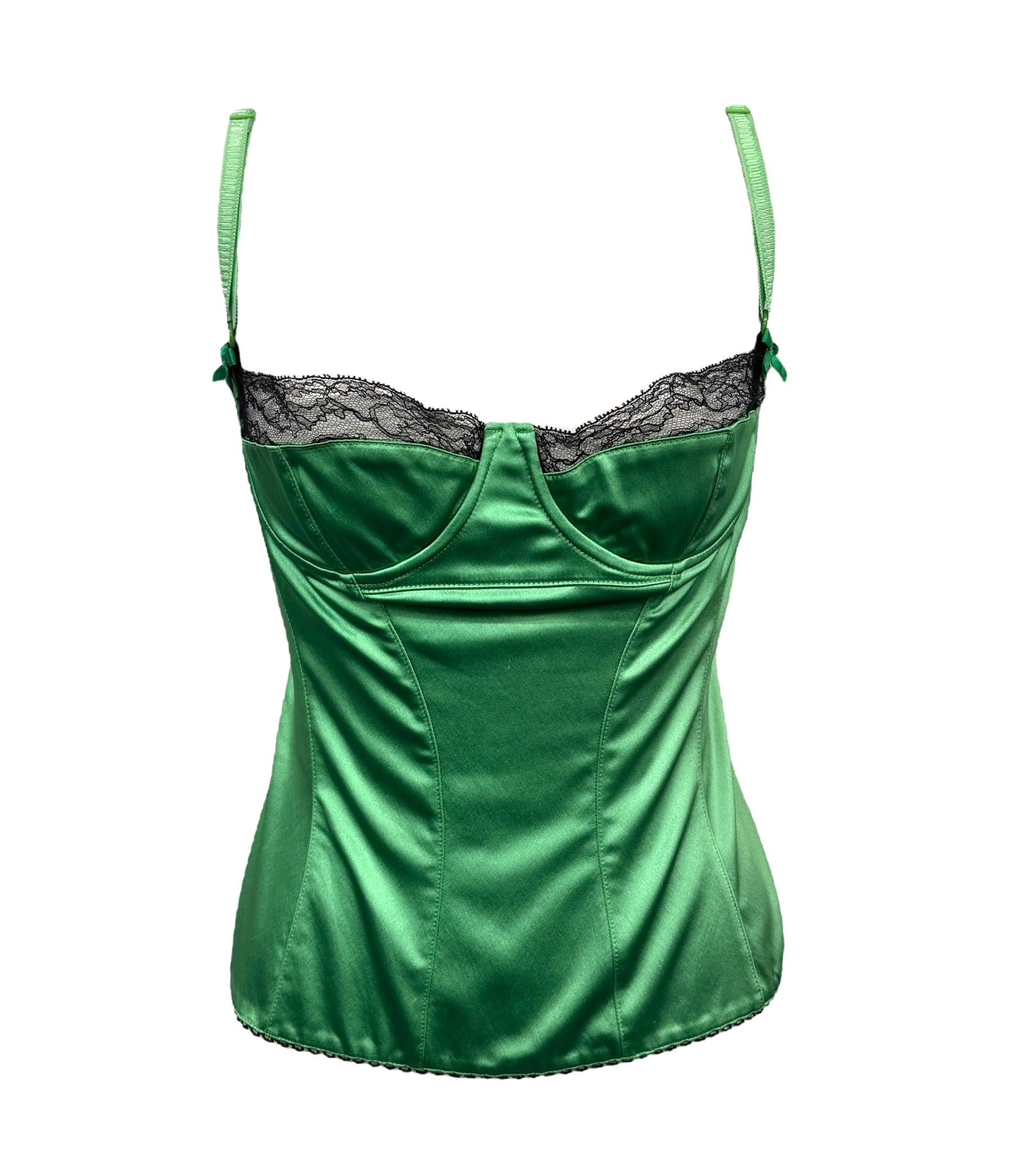 Dolce & Gabbana Green Corset