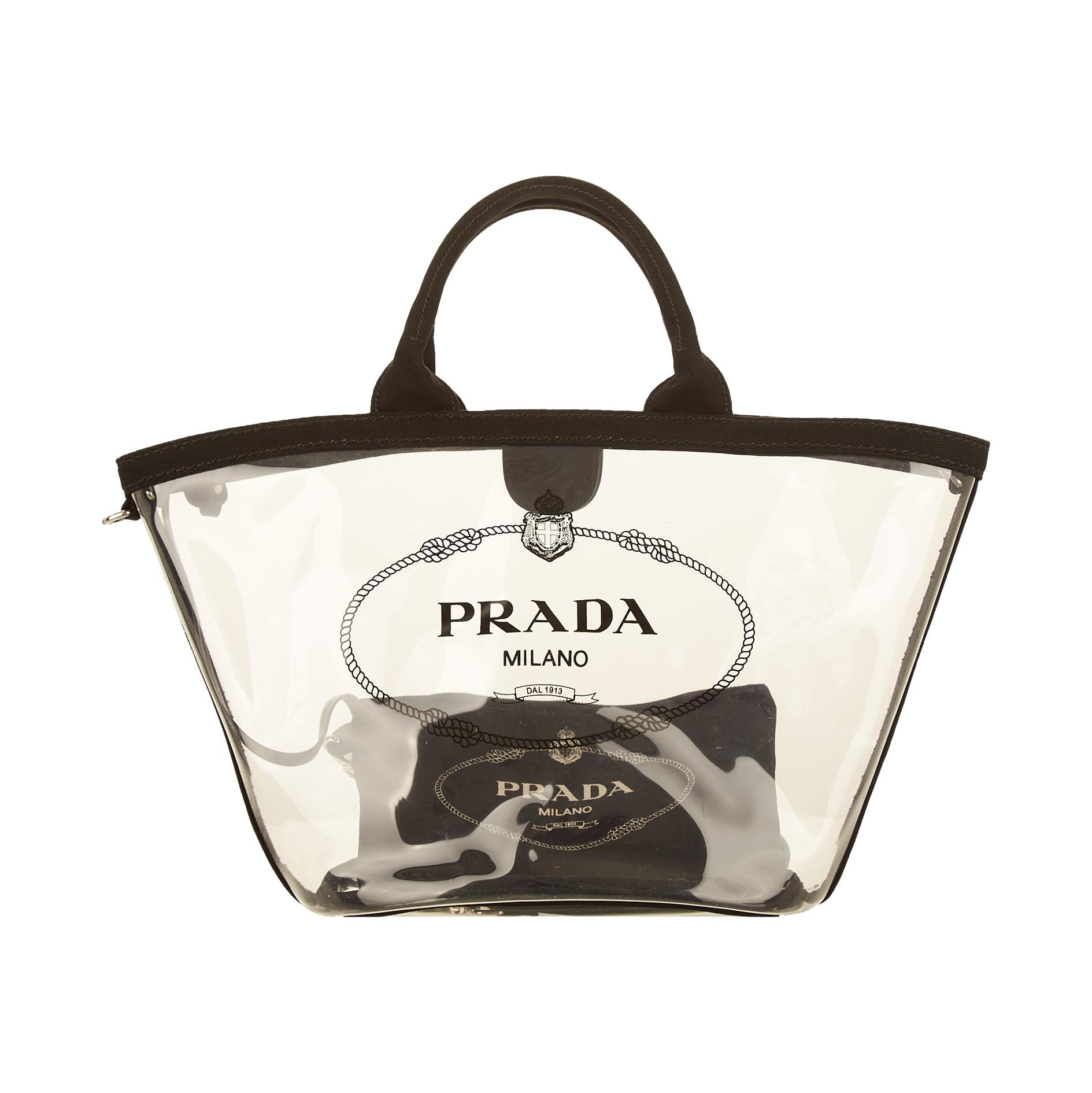 Prada Clear Logo Tote – Treasures of NYC