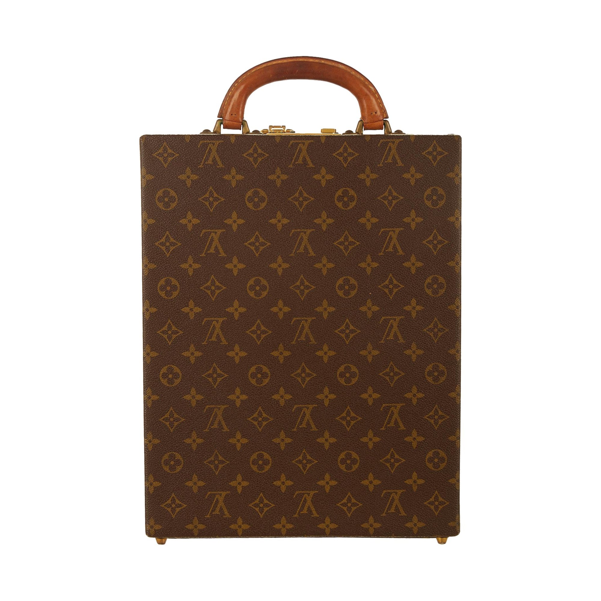 Louis Vuitton Brown Monogram Vernis Cylinder Bag – Treasures of NYC