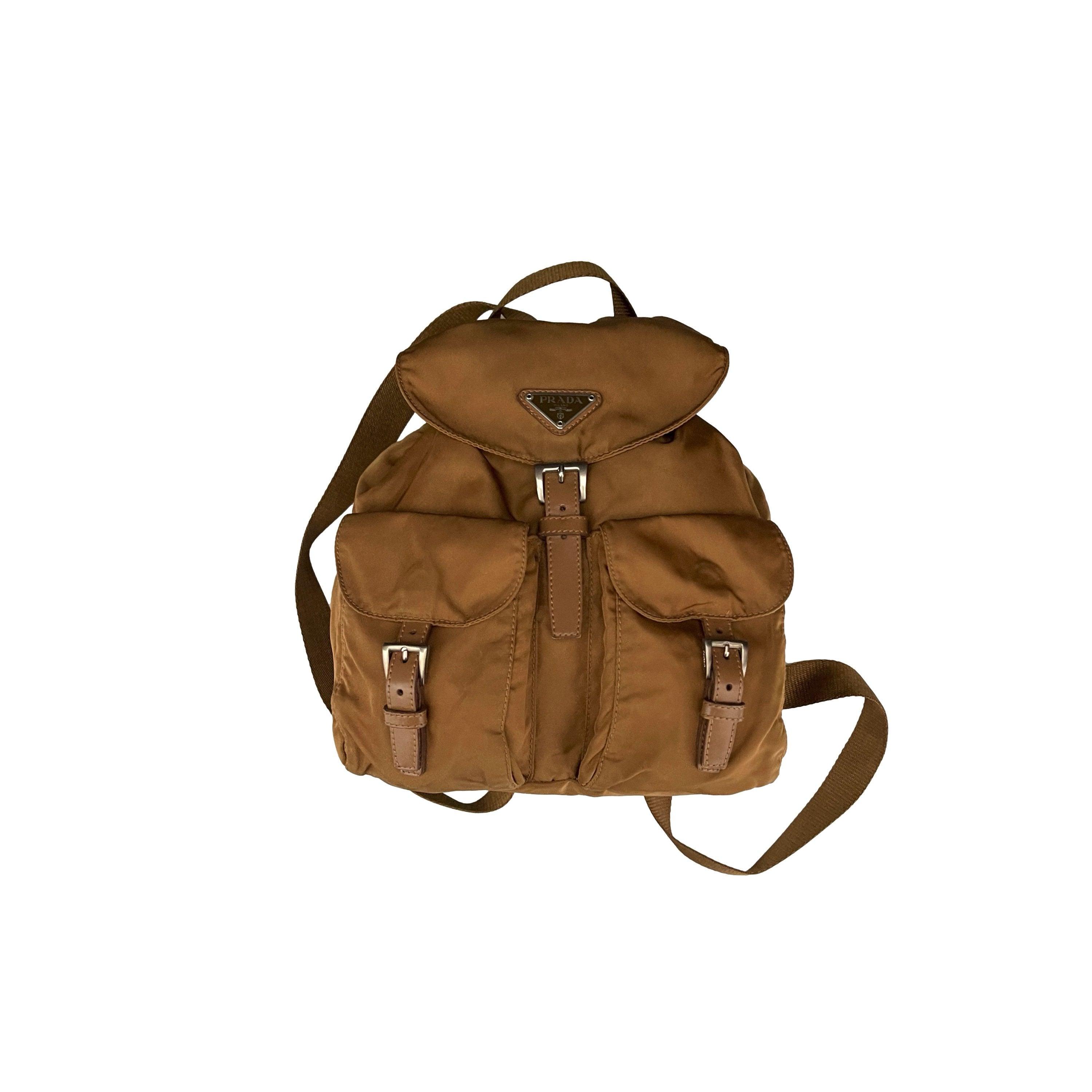 Treasures of NYC - Prada Brown Mini Nylon Backpack