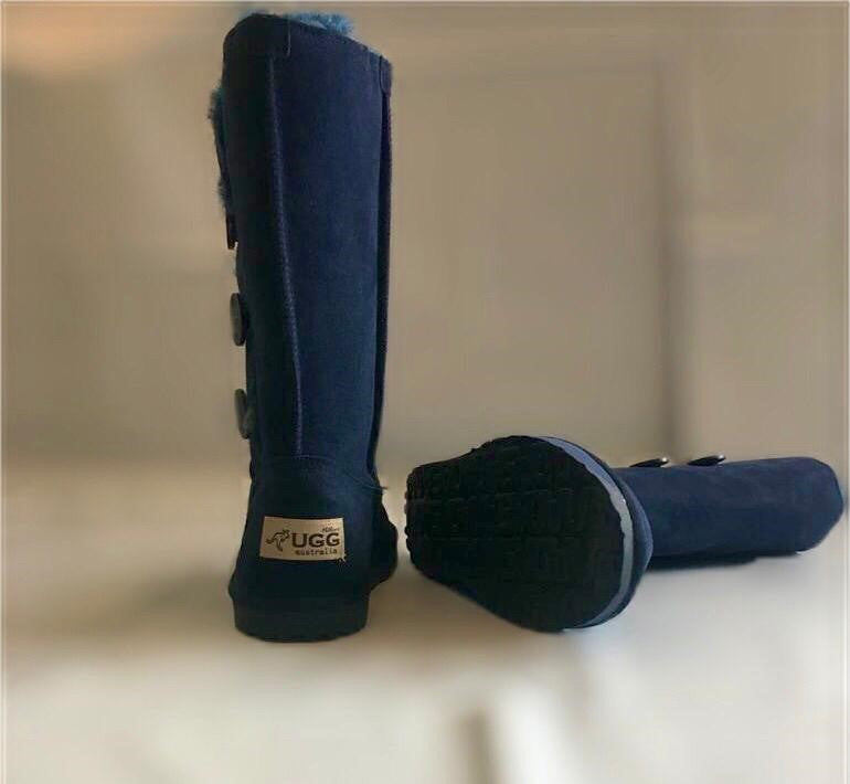 tall blue uggs