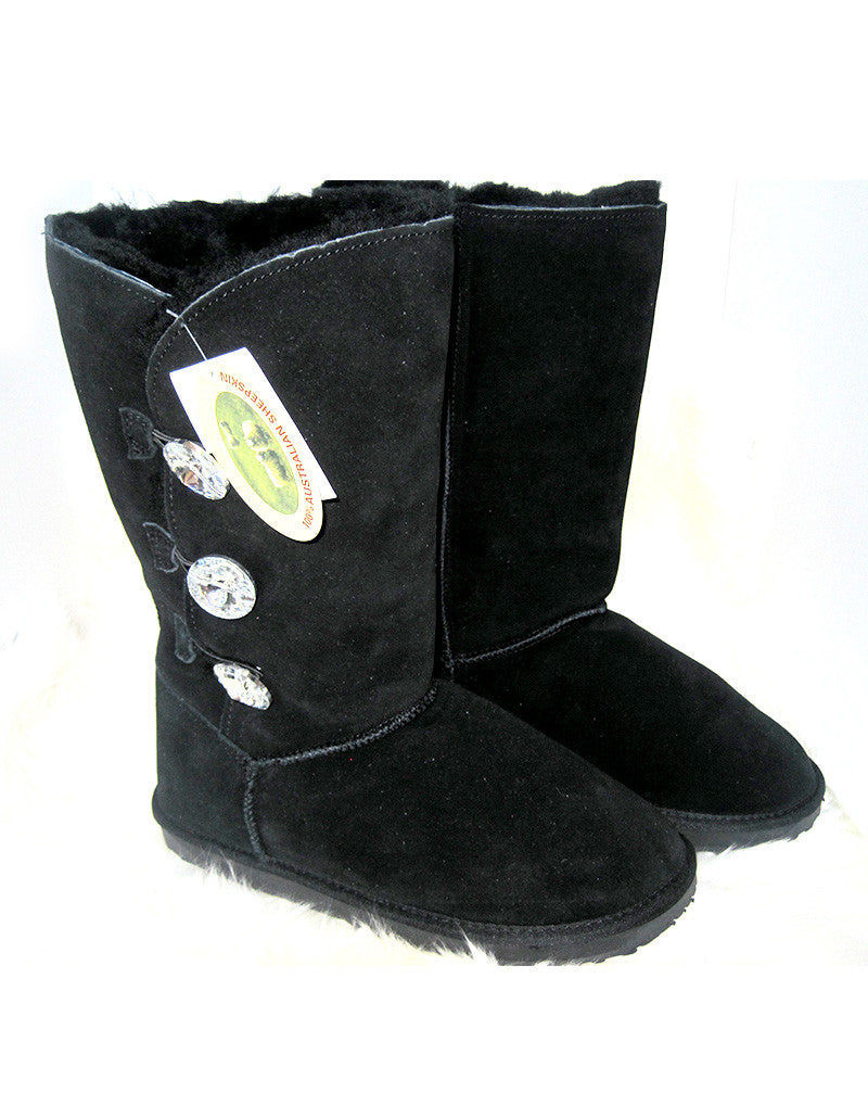 black uggs with buttons Cheaper Than 