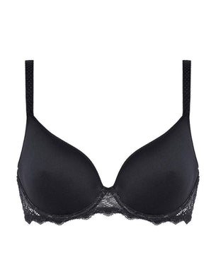 Doretta Plunge Underwired Bra in Black