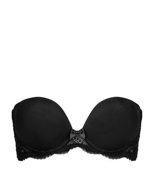 Women's Comfortable and Sexy Bra Wrapped Chest Strapless Non Slip Wrapped Bra  Women Strapless Bras (Black, S) at  Women's Clothing store