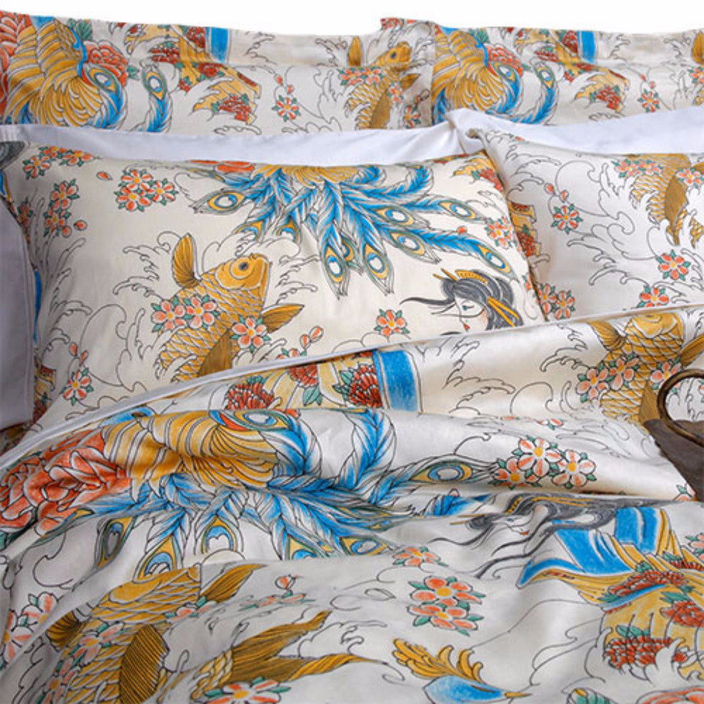 Cozy Comforters with Stylish Patterns - Bedding by Sin in Linen