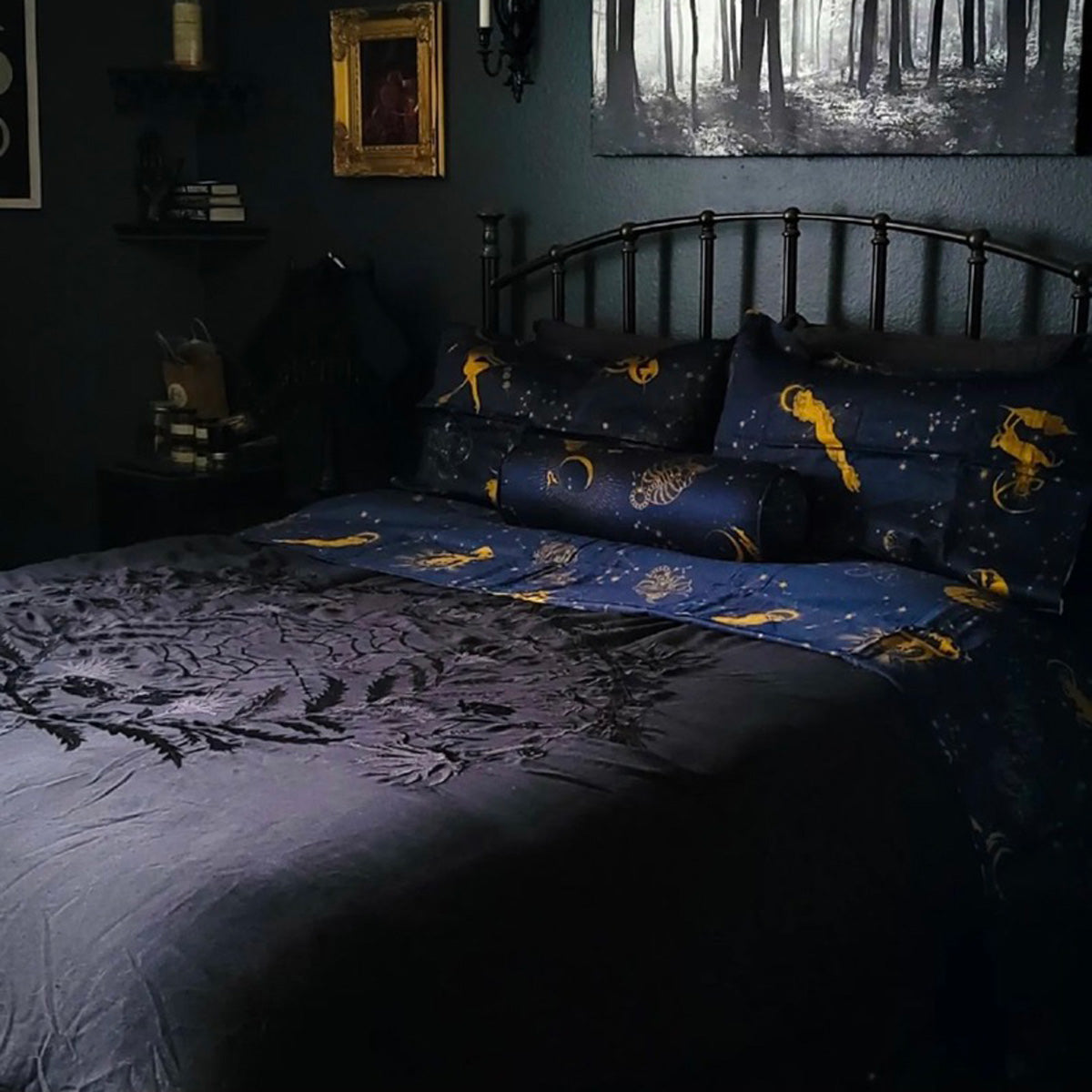 black widow duvet cover