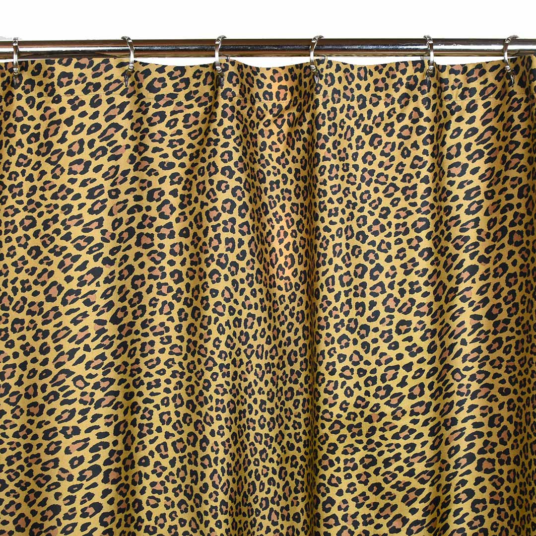 Wild Side Leopard Shower Curtain - Natural - Sin in Linen product image