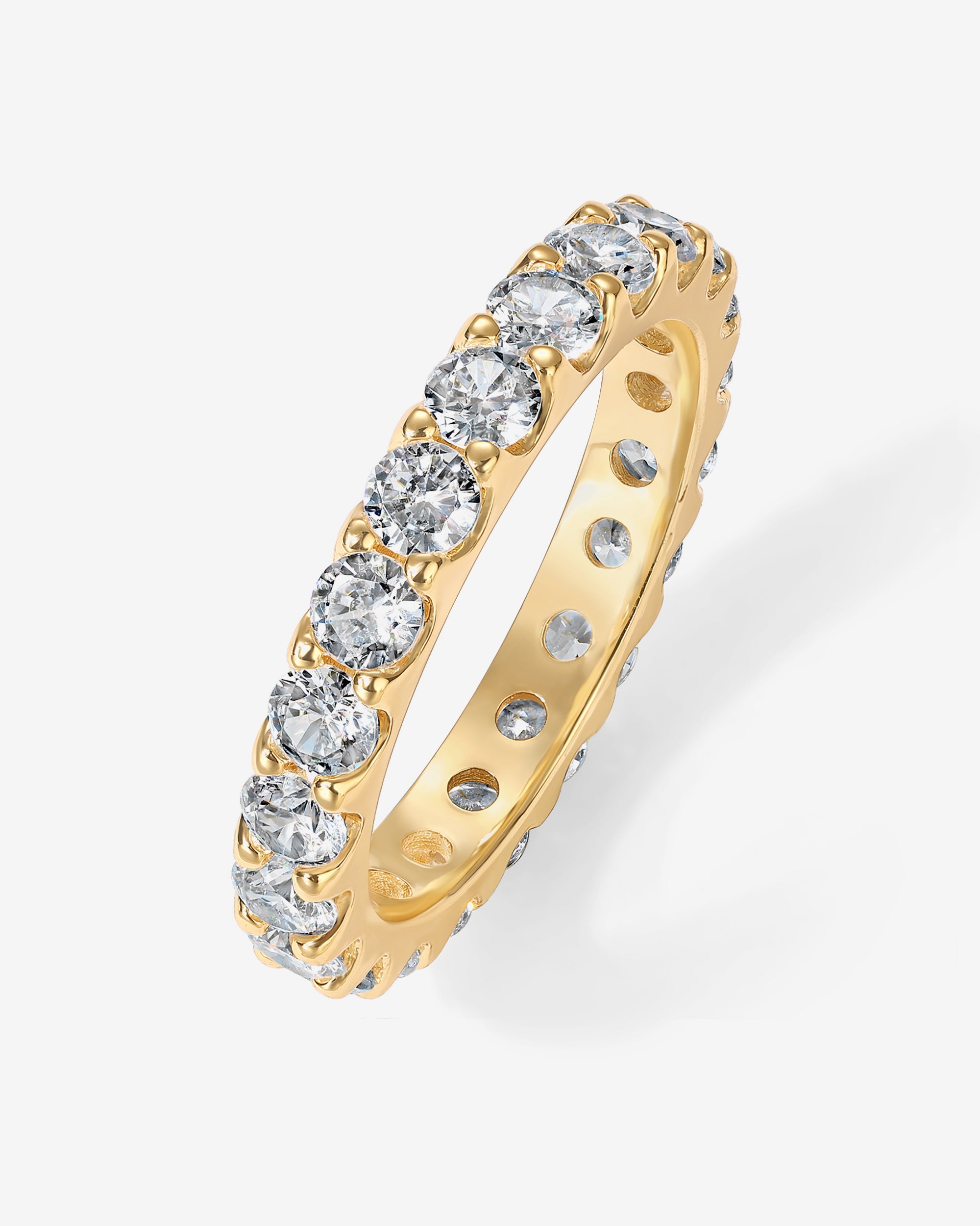 Cubic Zirconia Stackable Eternity Ring