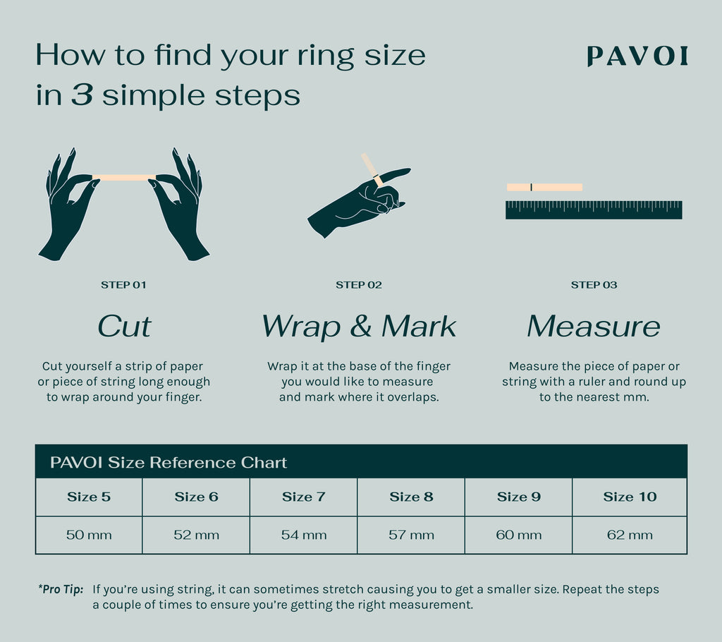 How to find your ring size: 3 Easy Methods