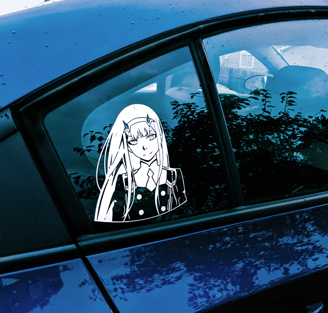 Anime ITASHA Gawr Gura Car Wrap Door Side Stickers Decal Fit With Any   BDSDart