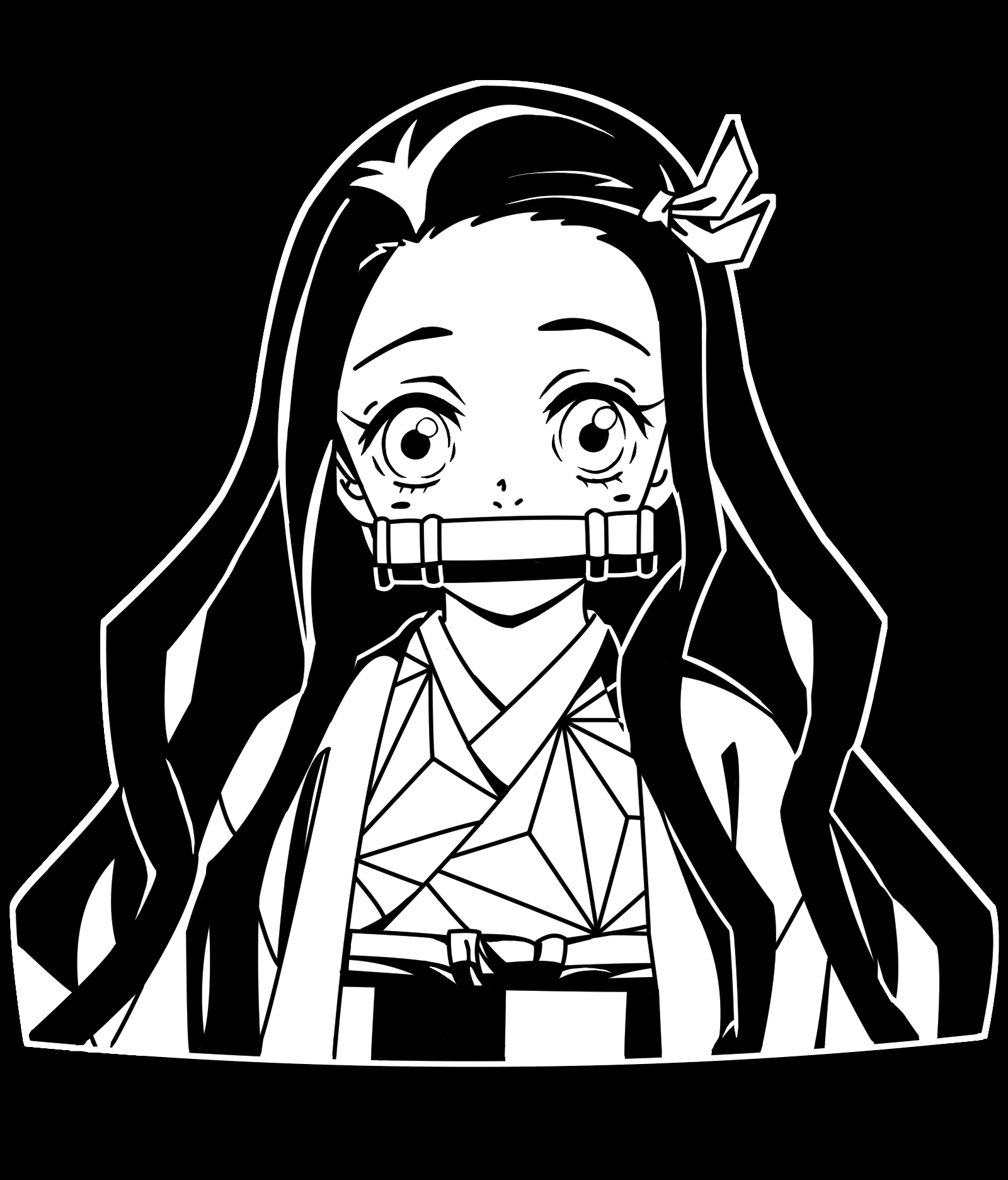 Demon Slayer Nezuko Kamado Anime Decal Sticker Kyokovinyl