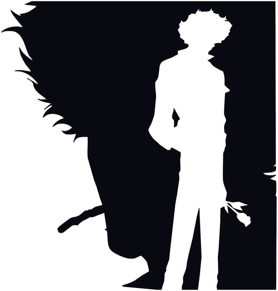 spike cowboy bebop black and white