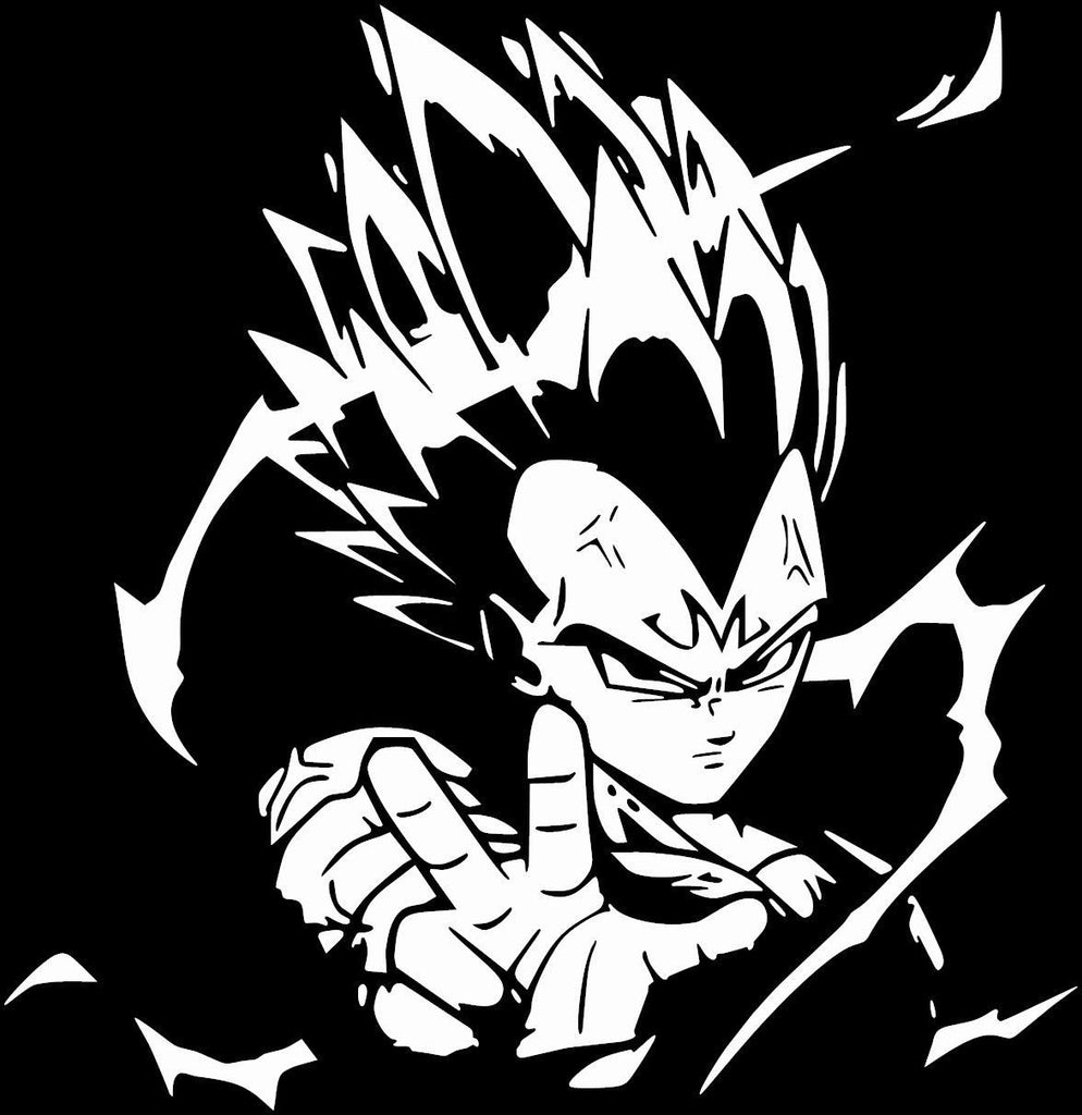 Dragon Ball Z Dbz Vegeta Anime Decal Sticker Kyokovinyl