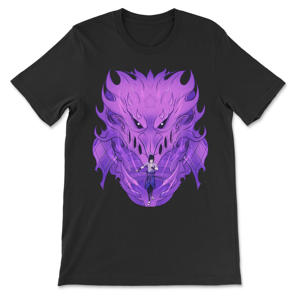 Naruto Shippuden Sasuke Susanoo Form Anime T Shirt Kyokovinyl