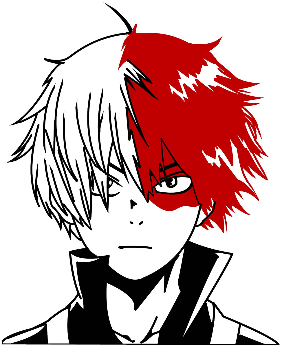 My hero Academia -- Todoroki Shoto Anime Decal Sticker – KyokoVinyl