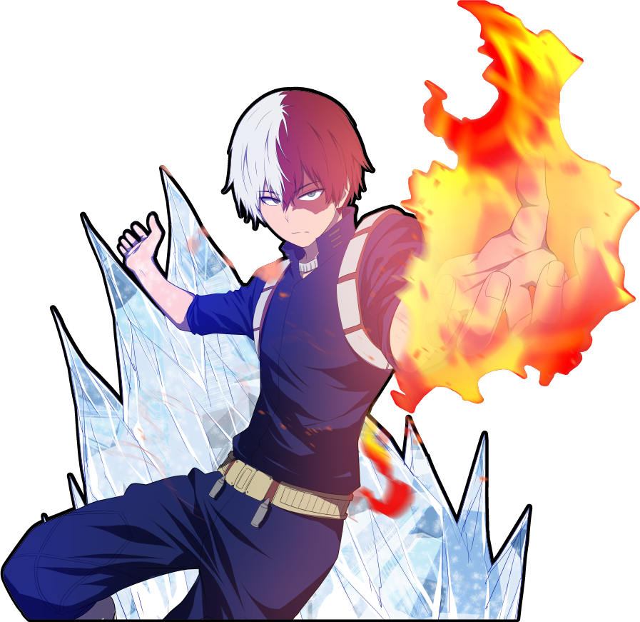My Hero Academia -- Todoroki Shoto Anime Decal Sticker – KyokoVinyl