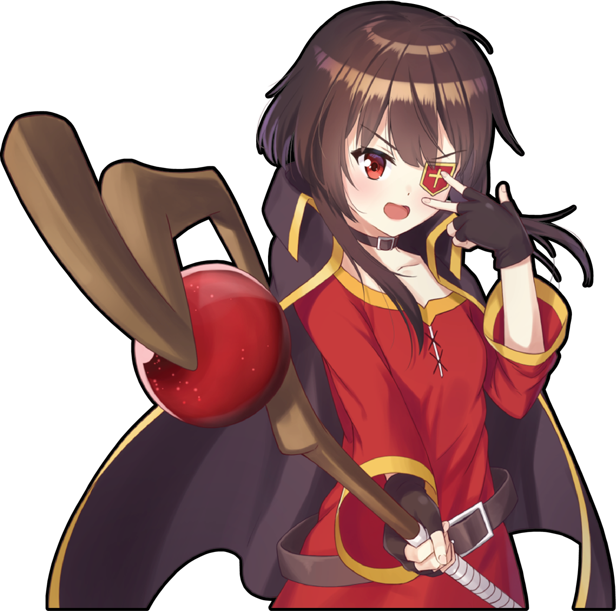 Konosuba - Megumin Anime Decal Sticker for Car/Truck/Laptop – KyokoVinyl