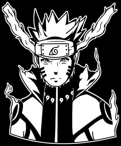 Naruto Shippuden- Die Cut Naruto Sticker 3.5