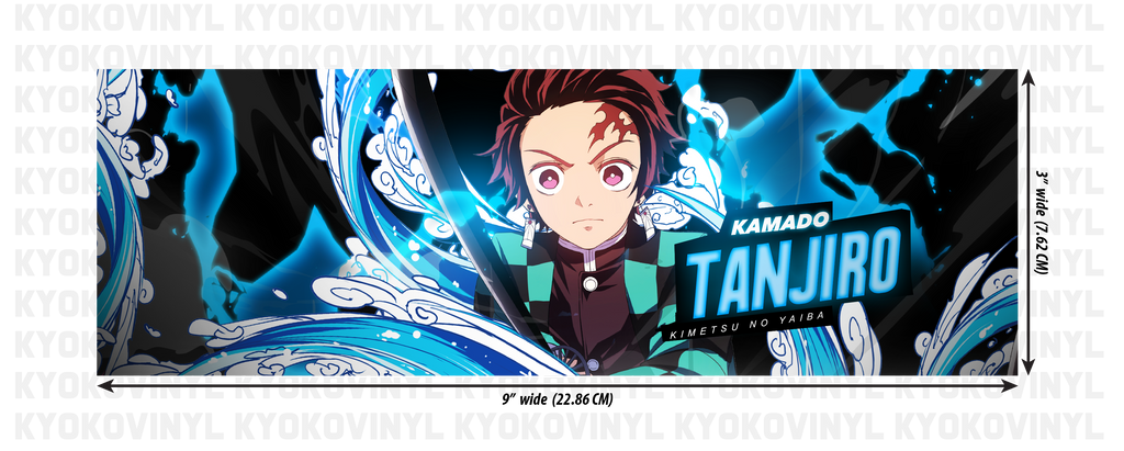 Demon Slayer Tanjiro Anime Slap Sticker Kyokovinyl