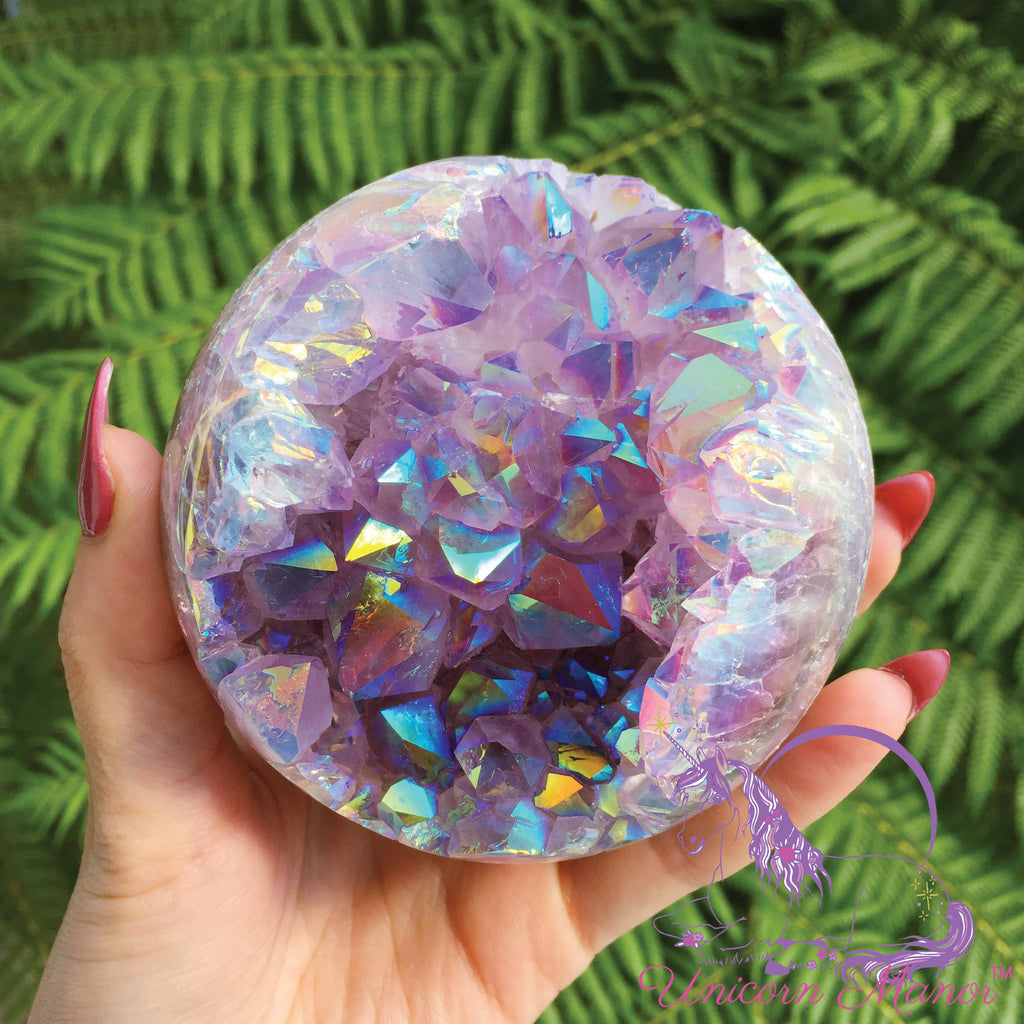 rainbow aura quartz