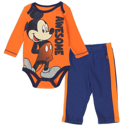 mickey mouse romper baby boy