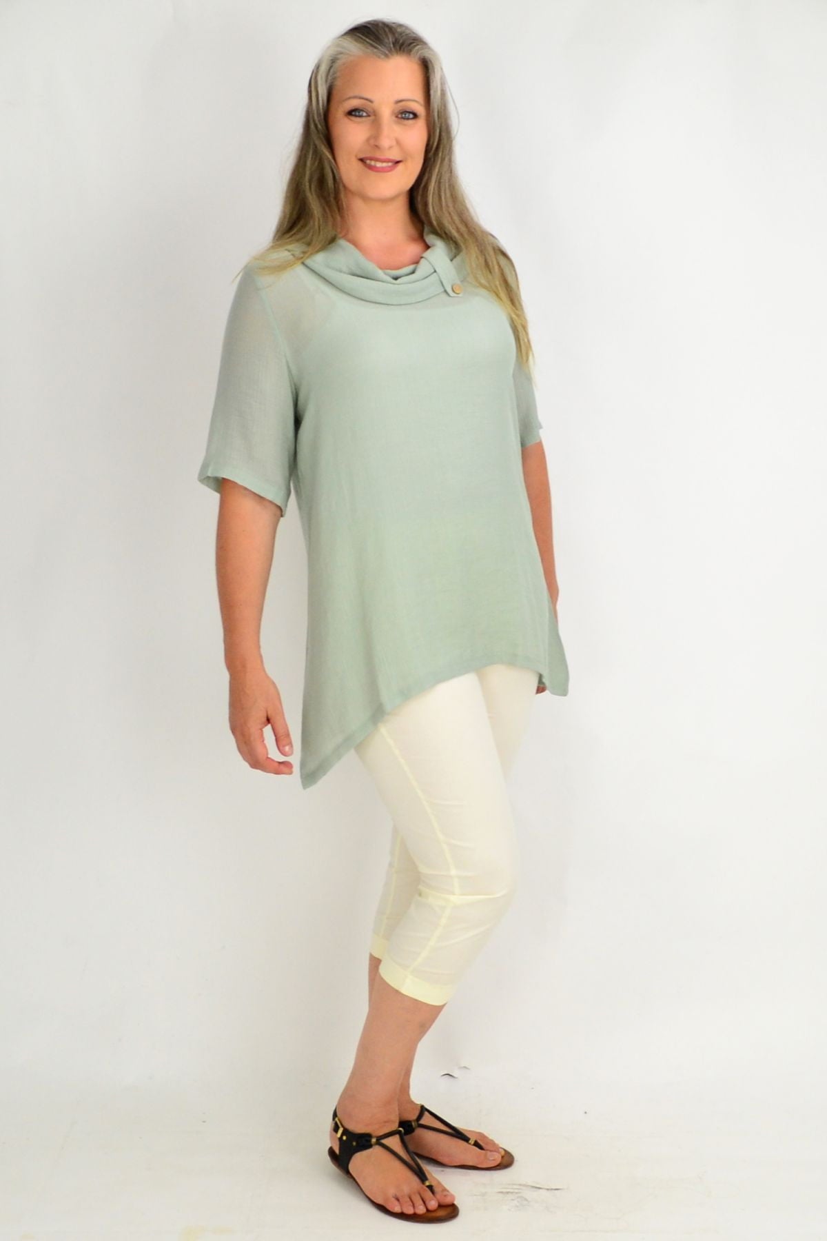 Sage Green Tunic Top – I Love Tunics