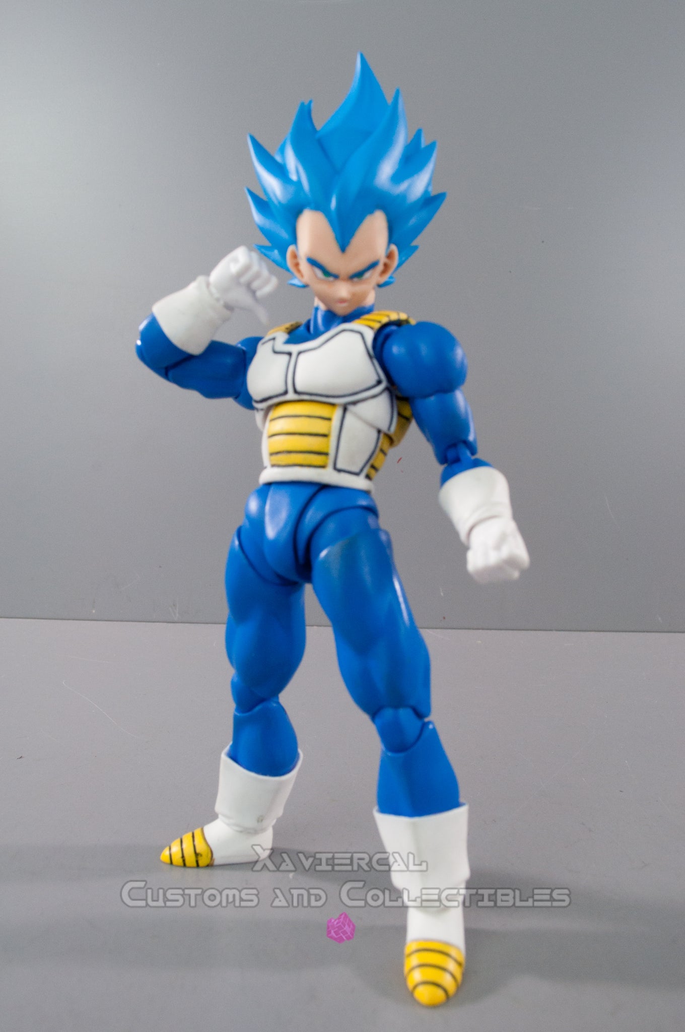 Xavier Cal Custom S. H. Figuarts Dragon Ball Z Super Saiyan Blue God ...